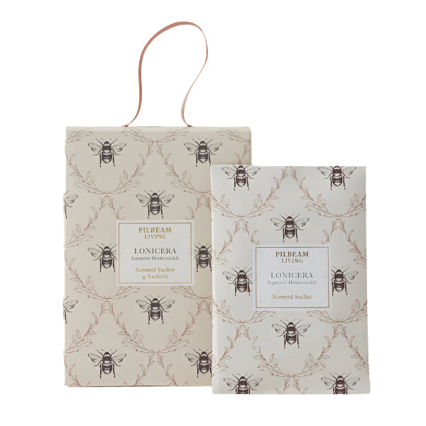 Lonicera Scented Mini Sachets Set of 4 – Japanese Honeysuckle