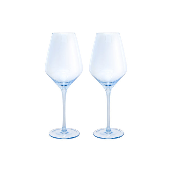 Glamour Wine Glass 480ml Blue Gift Boxed