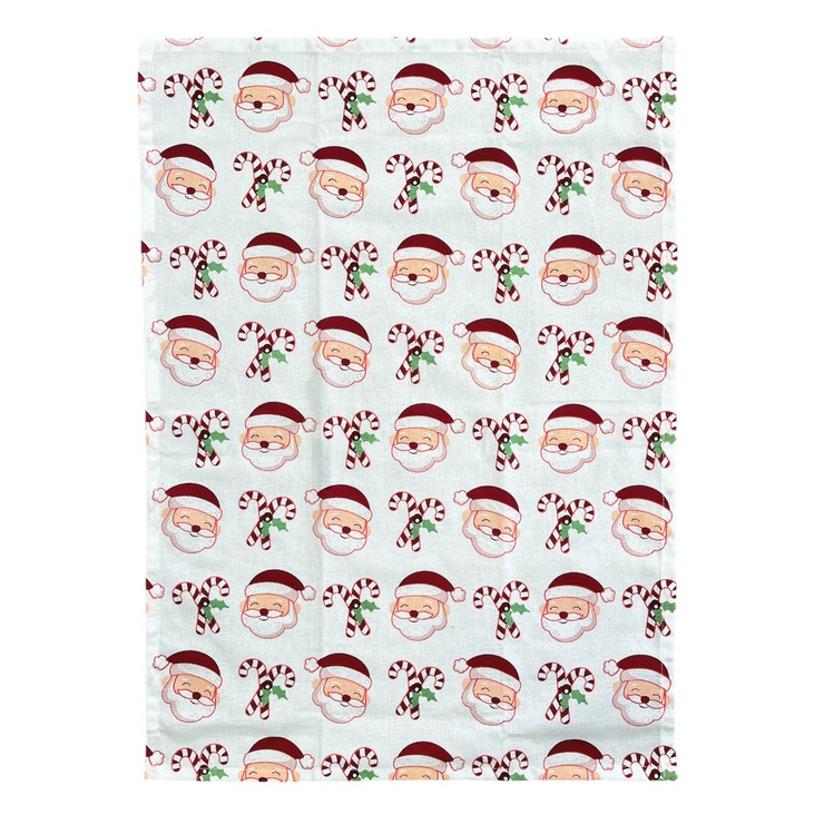Festive Noel  Tea Towel Santa
