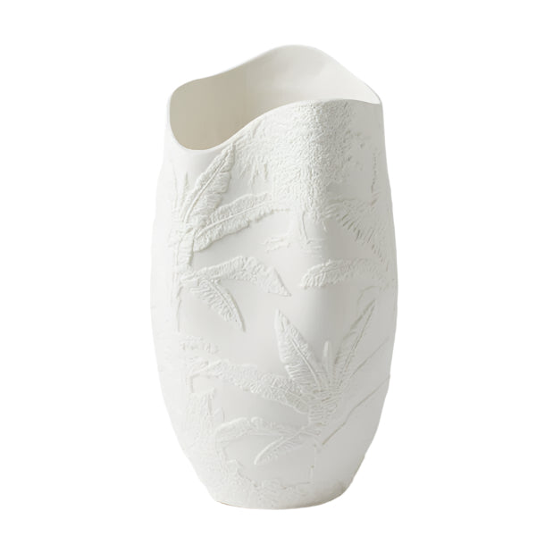 Banksia Organic Vase – White