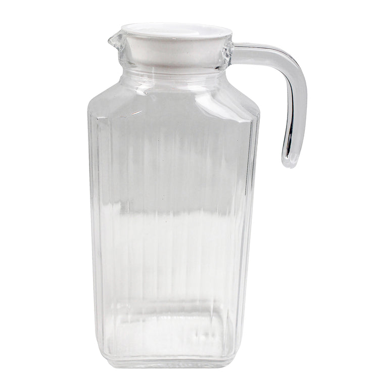 Lidded Glass Pitcher 17x9x25