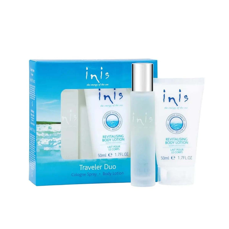 Inis Traveler Duo Cologne Spray & Body Lotion