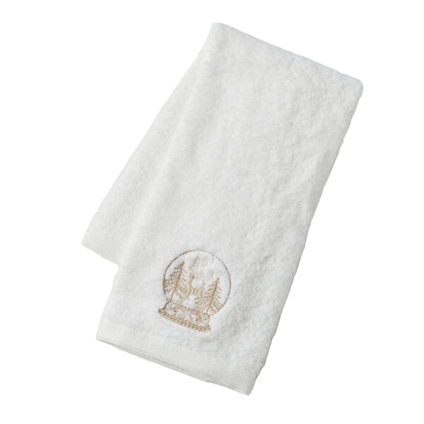 Spark Joy Hand Towel Snow Globe