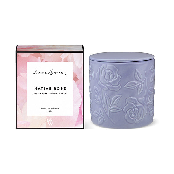 Love Anna Botanika Candle 290g Native Rose