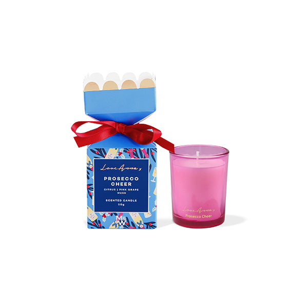 LA Festive Down Under Fragrance Candle 50g Prosecco Cheer Gift Boxed