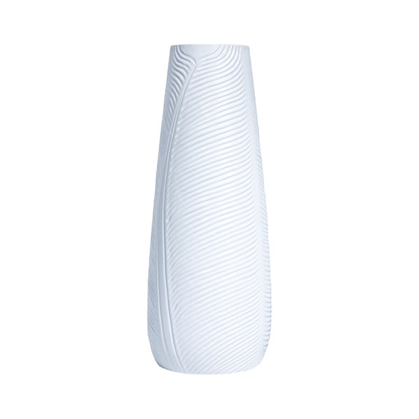 Feather Breeze Vase 15x38cm White