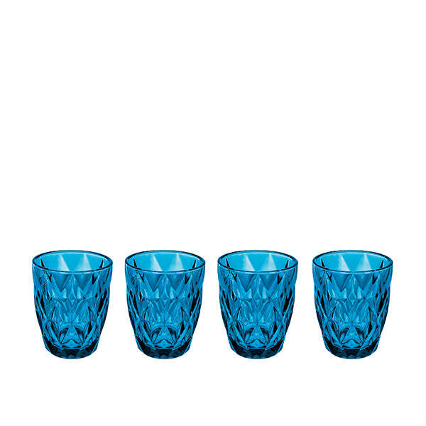 Casa Domani Deanna Double Old Fashion Glass 4pc Gift Boxed