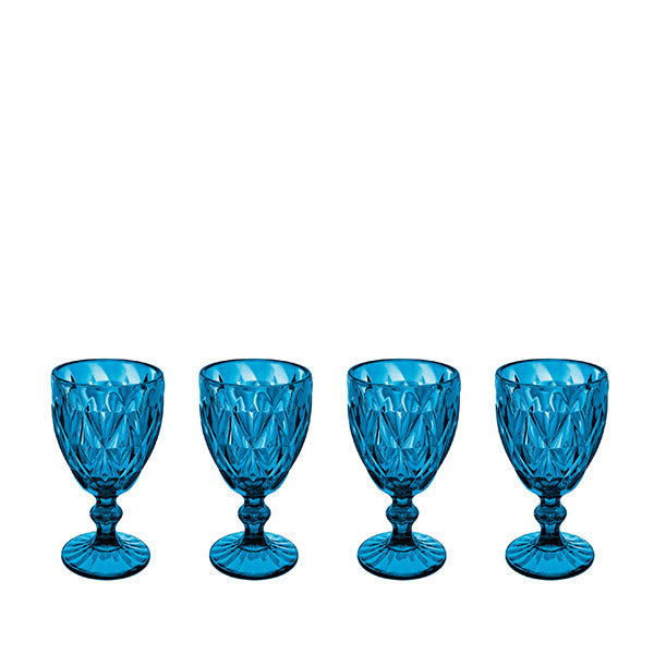 Casa Domani Deanna Double Hi Ball Glass 4pc Gift Boxed