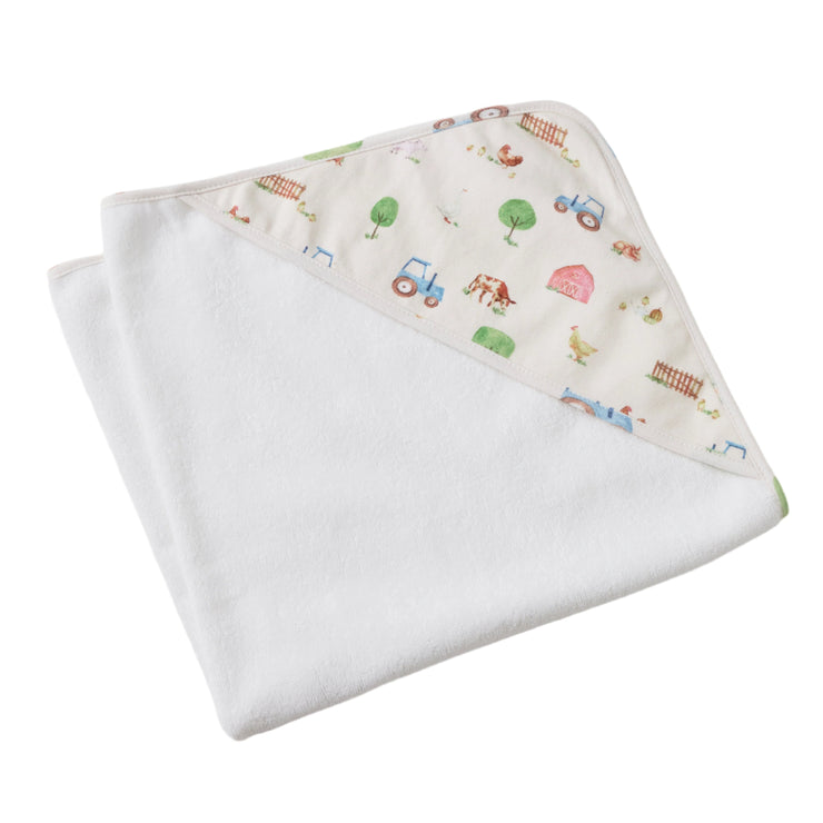 Barnyard Babies Jersey Hooded Towel