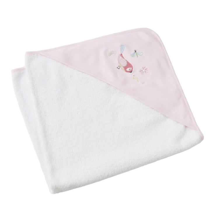 Birdy Embroidered Hooded Towel