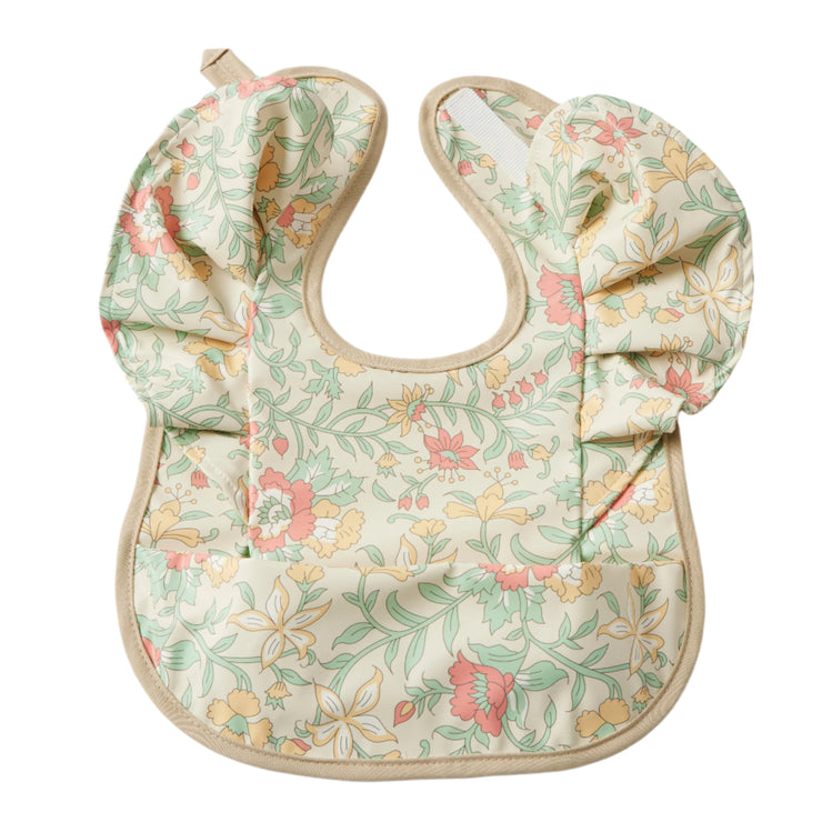 Spring Garden Frilled Bib Jiggle & Giggle
