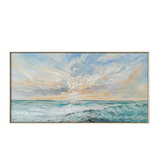 Seas the Day Painting 123x63 Framed