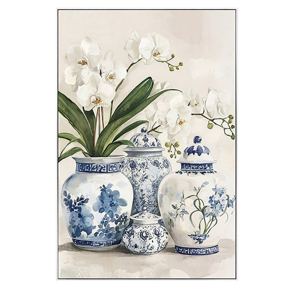 Ginger Jar Glam Painting 63x93 cm