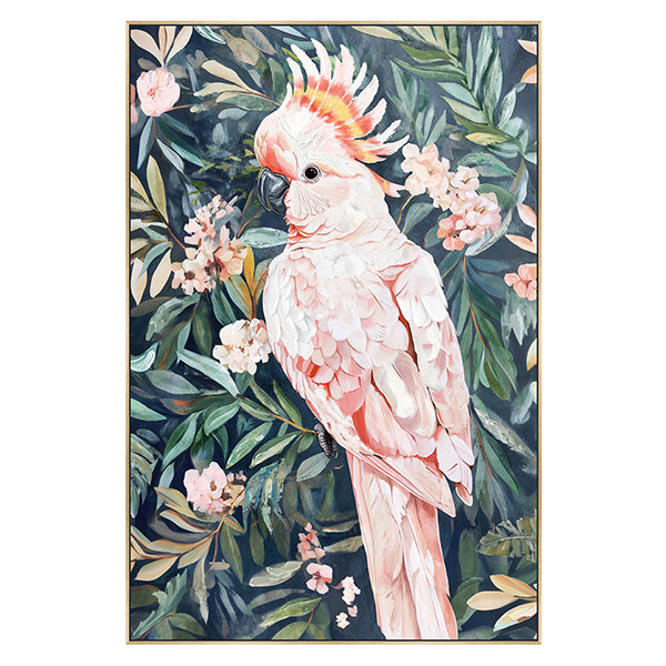 Parrot-dise Found Painting  63x93 cm