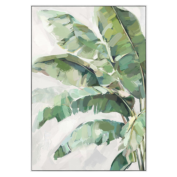 Big Leaf Energy Painting103x73 cm