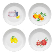 Positano Set 4 Dinner Bowls Mixed