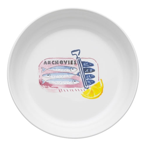 Positano Set 4 Dinner Bowls Mixed