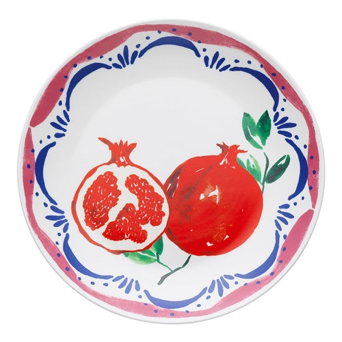 Positano Side Plate Pomegranate