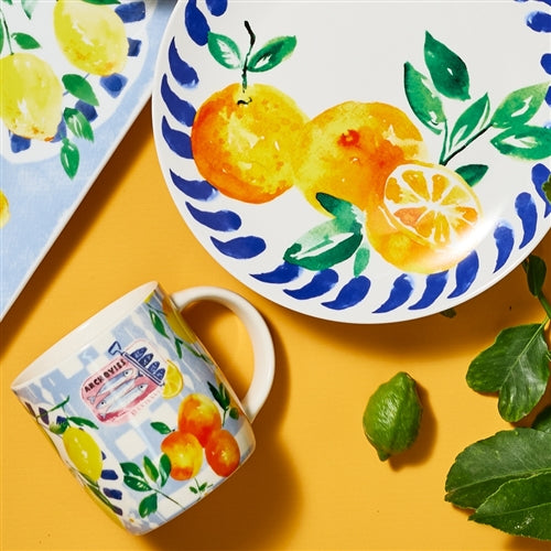 Positano Side Plate Orange