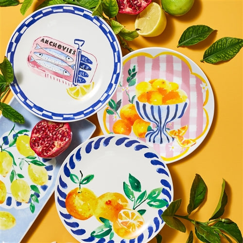 Positano Side Plate Orange