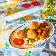 Positano Oval Serving Platter  Citrus