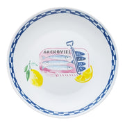 Positano Round  Serving  Plate Anchovies