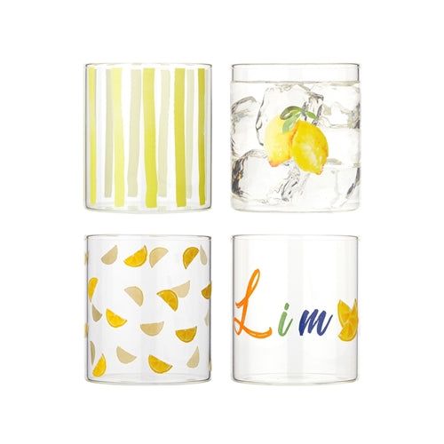 Limone Set 4 Tumblers 320ml