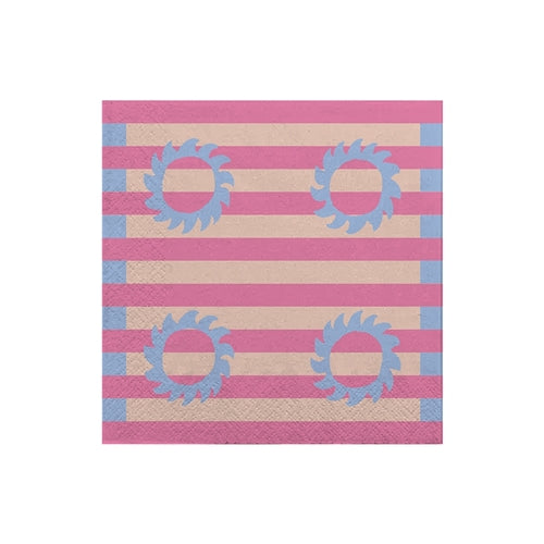 Sole 20pk Paper Napkins Pink