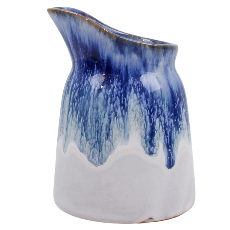 Ceramic Sauce Jug Blue 13x9