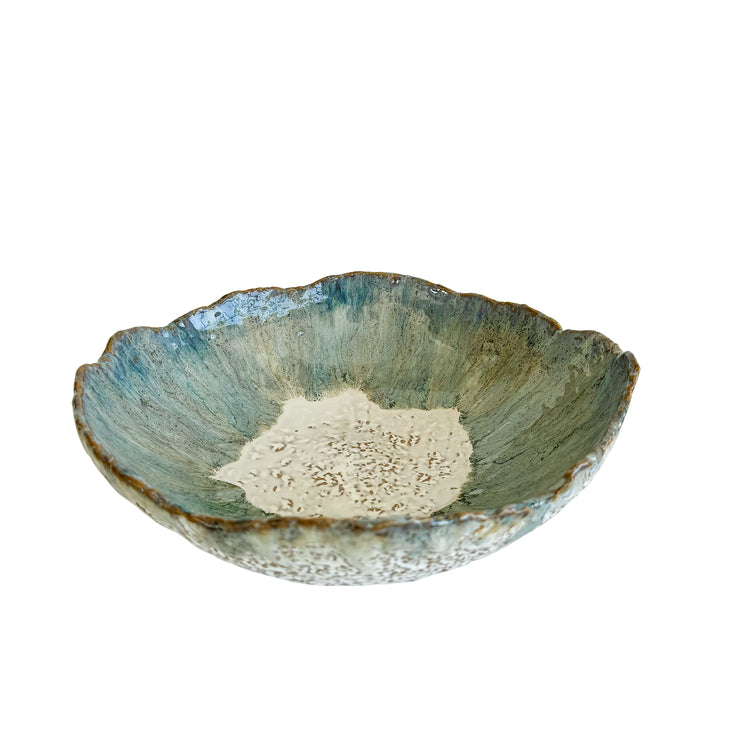 Jade Ceramic Bowl 24x24cm