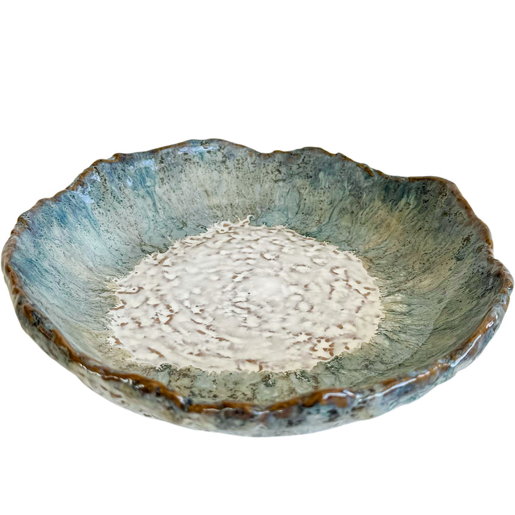 Jade Ceramic Round Dish 17x16cm