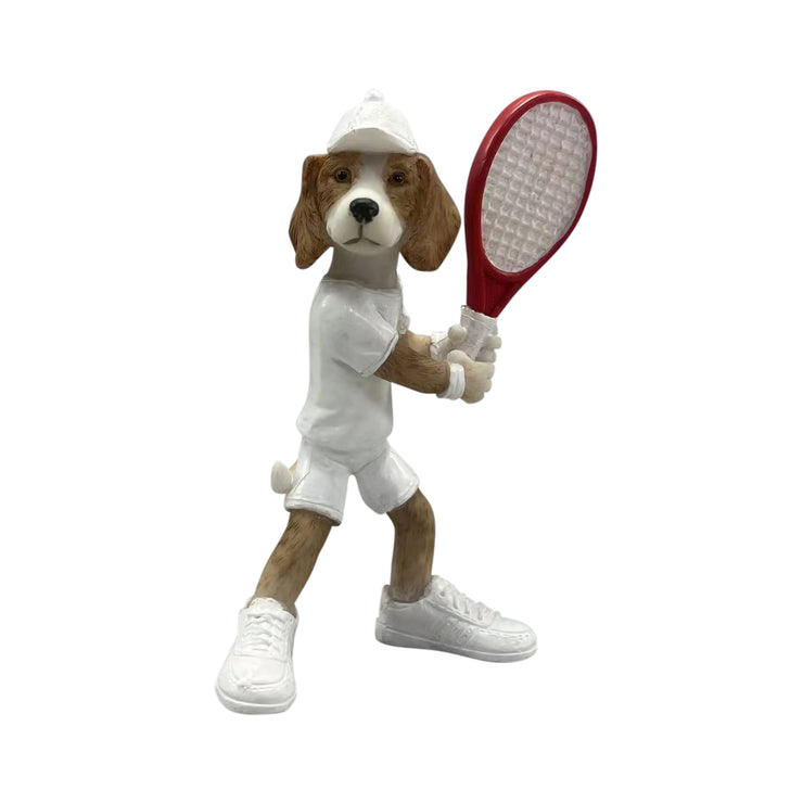 Tennis Beagle Ornament 11x4x7 cm