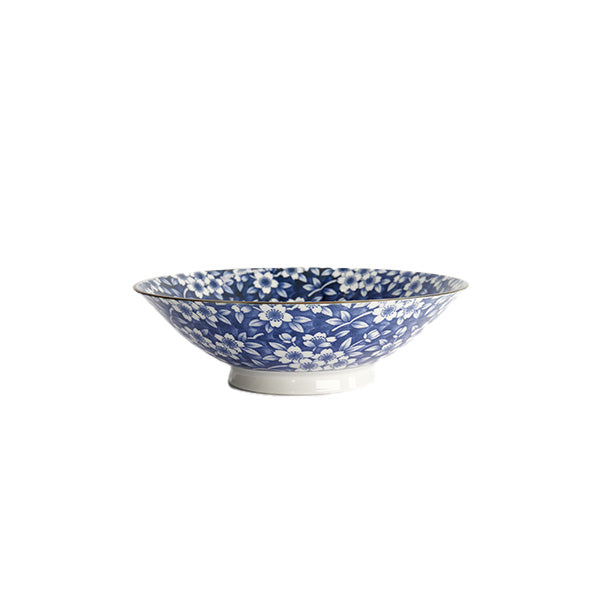 Tokyo Blue Sakura Ramen Bowl 25x7cm Blue