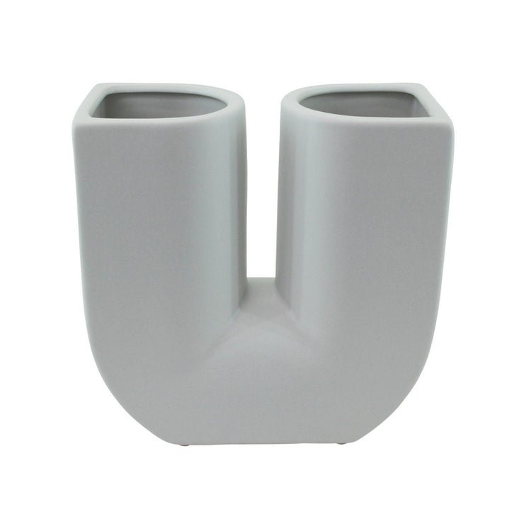 Totally Tubular Vase 22x22cm White