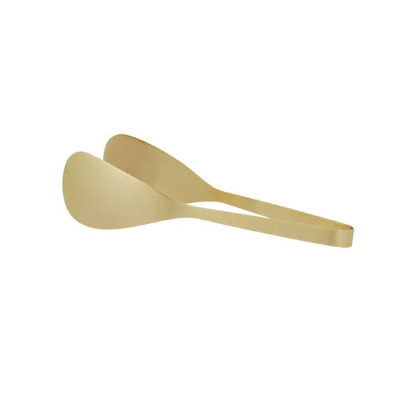 Auric S/Steel Tongs 25x4cm Gold