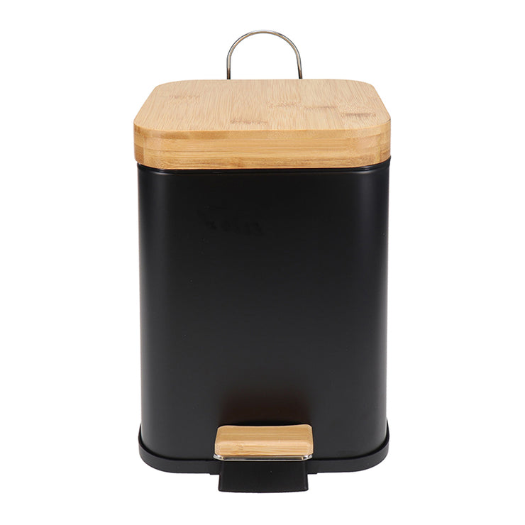 Eco Basics Rubbish Bin Square 3L Black