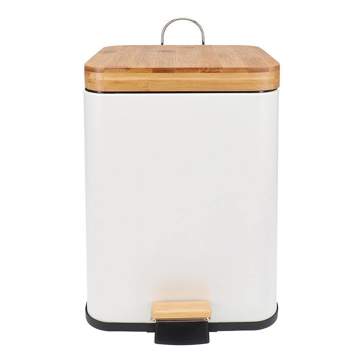 Eco Basics Rubbish Bin Square 6L White