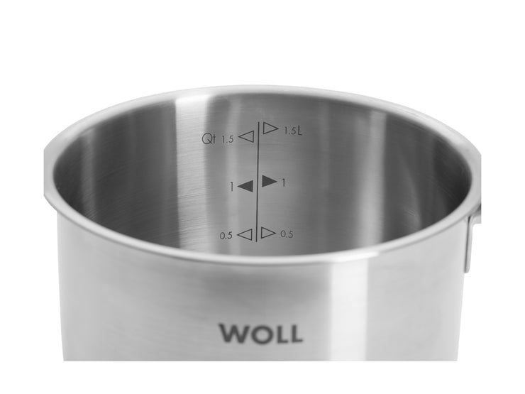 WOLL Steel Saucepan With Lid 16cm