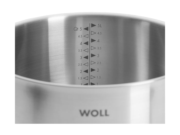 WOLL Steel Stock Pot With Lid 24cm / 7.5L