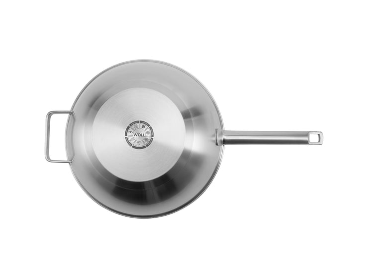 WOLL Steel Wok With Lid & Helper 30cm Gift Boxed