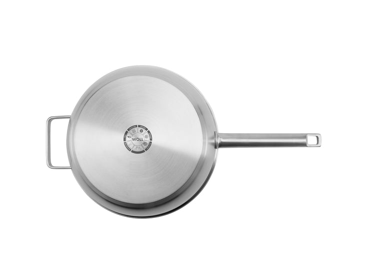 WOLL Steel Saute Pan With Lid 28cm
