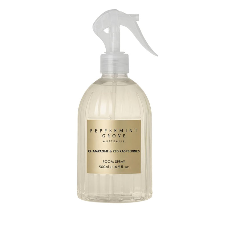 Peppermint Grove Room Spray 500ml Champagne & Red Raspberries