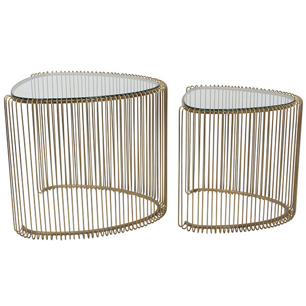 Line Up Side Table Gold