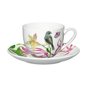 Eloise Short Lyric Cup & Saucer Yellow Robin Gift Boxed