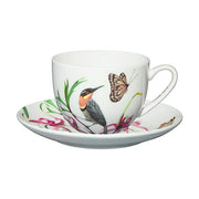 Eloise Short Lyric Cup & Saucer Spinebill Honeyeater Gift Boxed