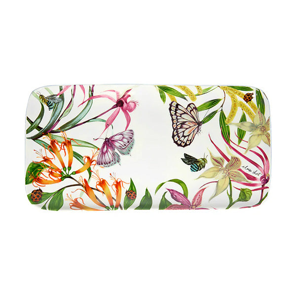 Eloise Short Lyric Rectangular Platter Butterflies Gift Boxed