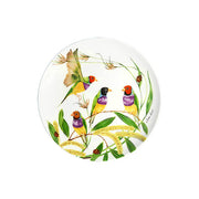 Eloise Short Lyric Coupe Plate Gouldian Finch Gift Boxed