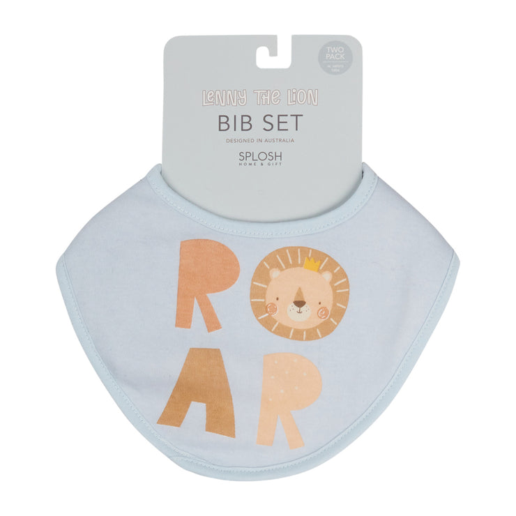 Baby Lion Bib 2pk