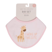 Baby Giraffe Bib 2pk