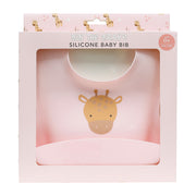 Baby Giraffe Silicone Bib